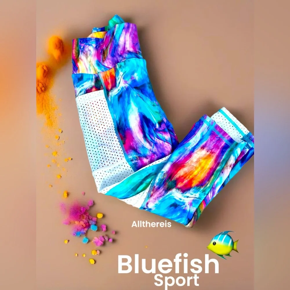 NWT Bluefish🐠set capris leggings and top - Picture 10 of 14